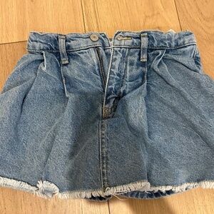 Zara kids Jean skort size 10
